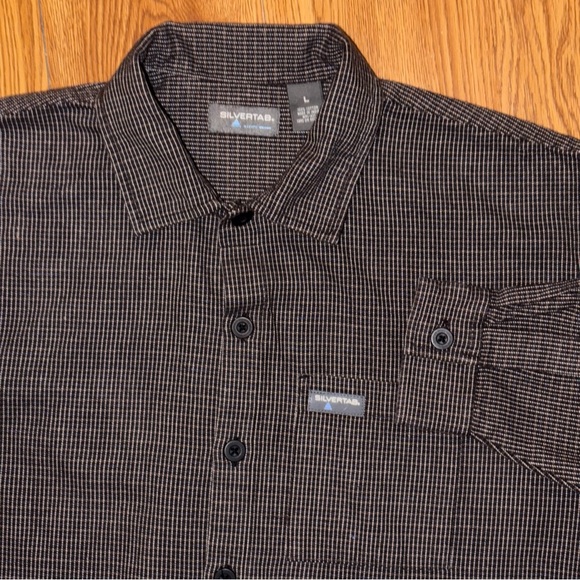 Vintage Levi’s Silvertab Long Sleeve Button Down Shirt Large LVC Y2K - Picture 3 of 13